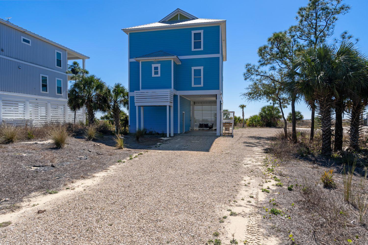 Beachfront Blue Villa Indian Pass Dış mekan fotoğraf